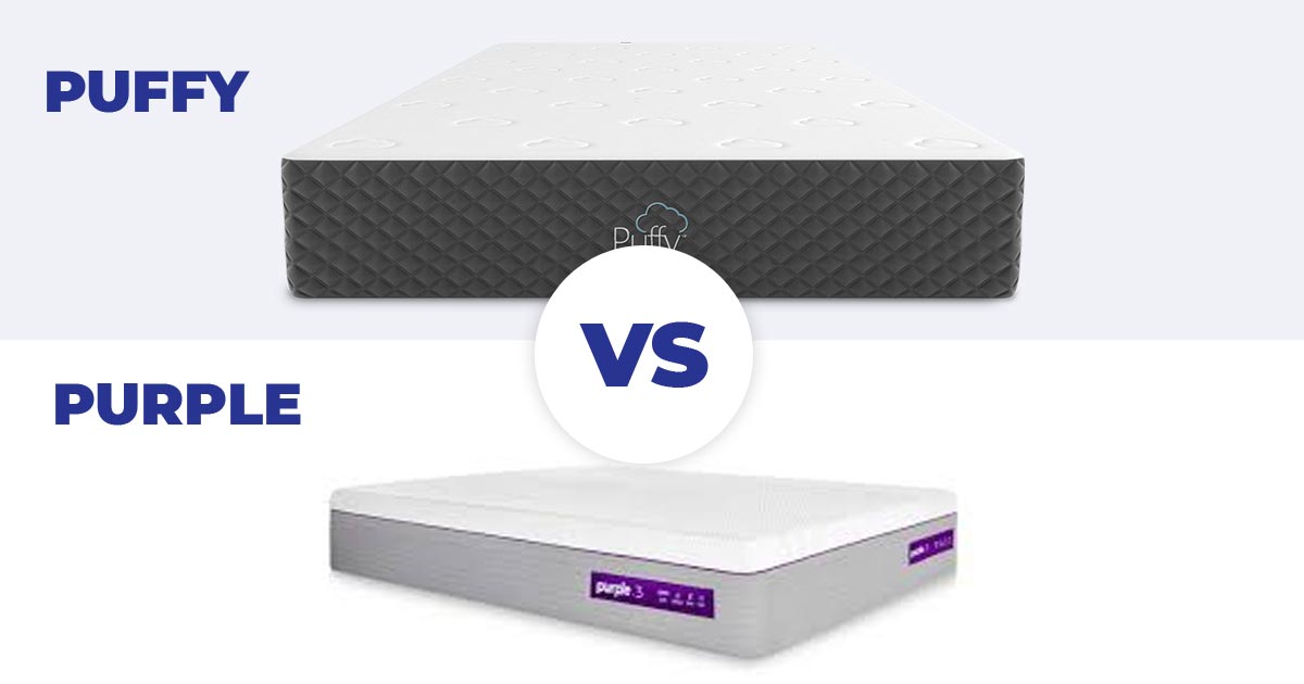 puffy vs purple mattress sleepoplois