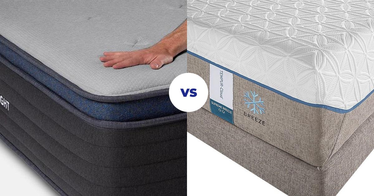 Helix Midnight Luxe VS TempurCloud Choose Your Comfort Smartmattressbuy